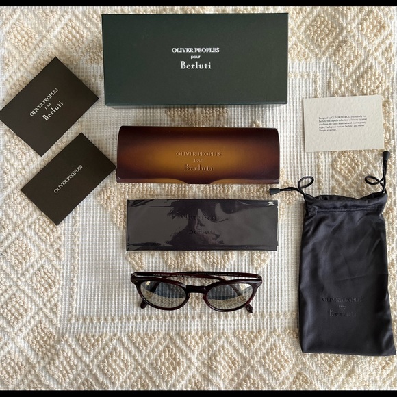 Oliver Peoples Pour Beluti Sunglasses NWT - Picture 1 of 5